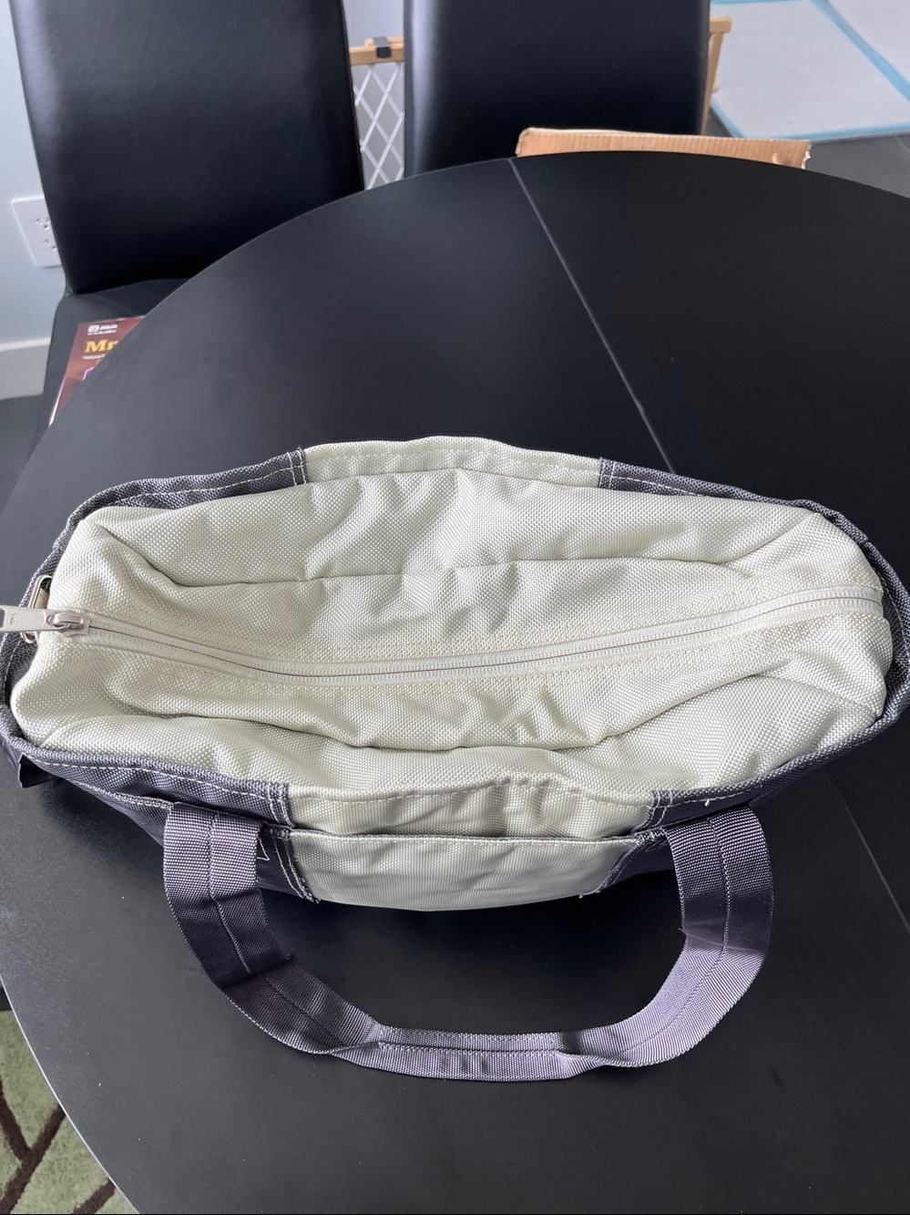 Timbuk2 Tote Bag, Gray and Stone color, with Adjustable straps, Used - Picture 7 of 17